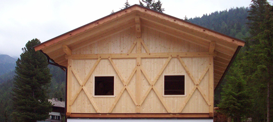 Dach von der Zimmerei Mair - Südtirol